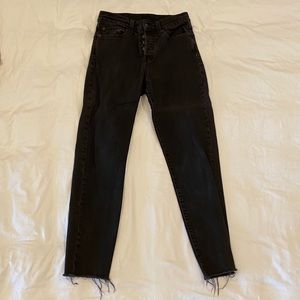 Levi’s high waisted wedgie crop pant